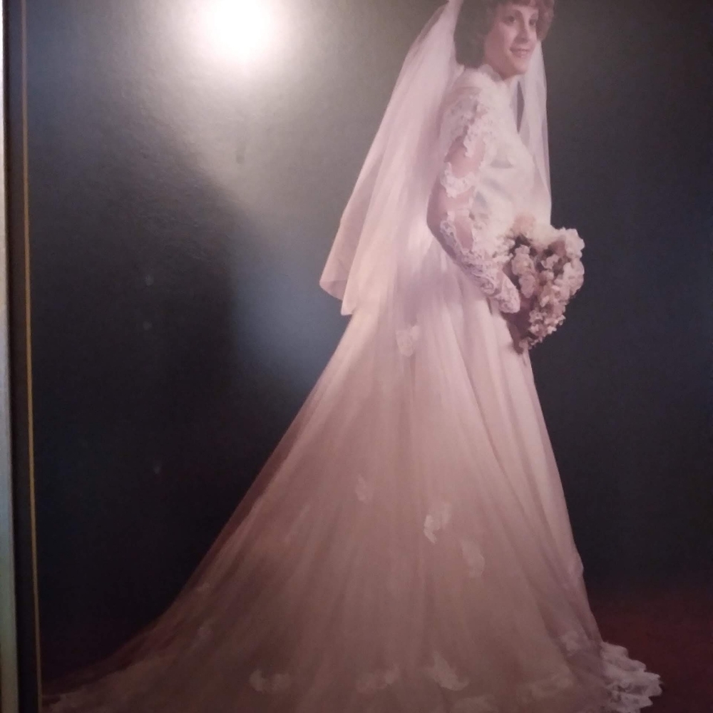 Old wedding dress